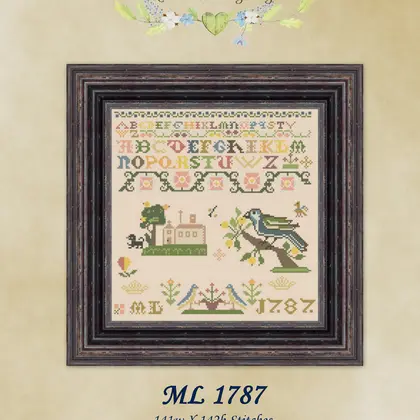Sampler ML 1787 cross stitch PDF