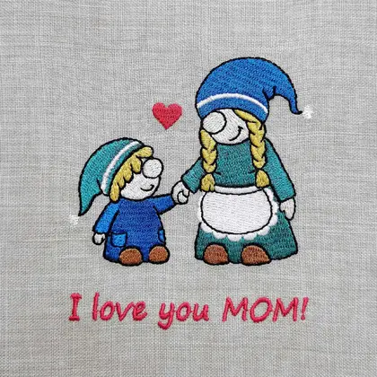 Gnome Mom and son