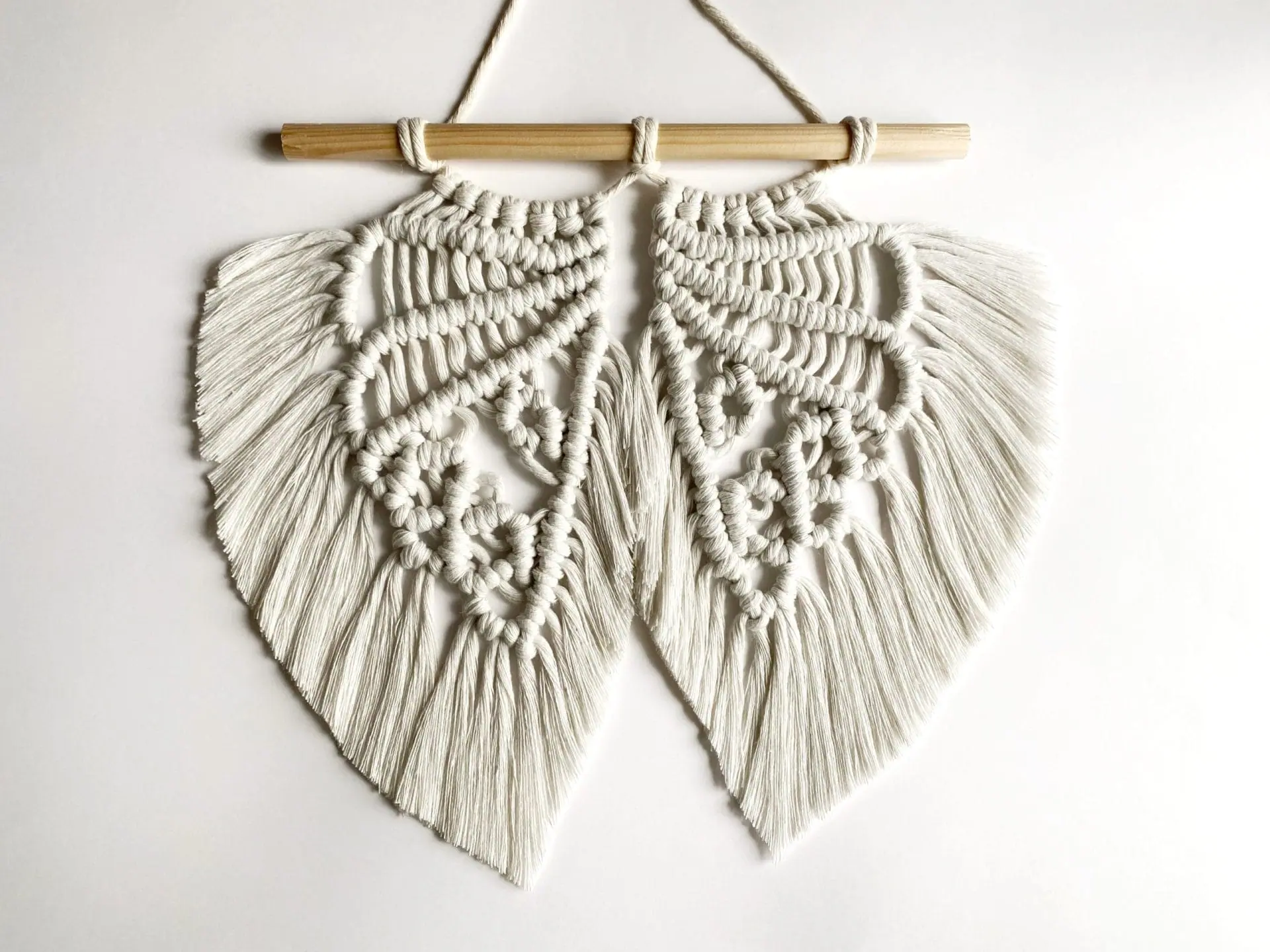 Macrame pattern PDF, Angel Wings Wall Hanging DIY Tutorial 1 Macrame pattern PDF, Angel Wings Wall Hanging DIY Tutorial
