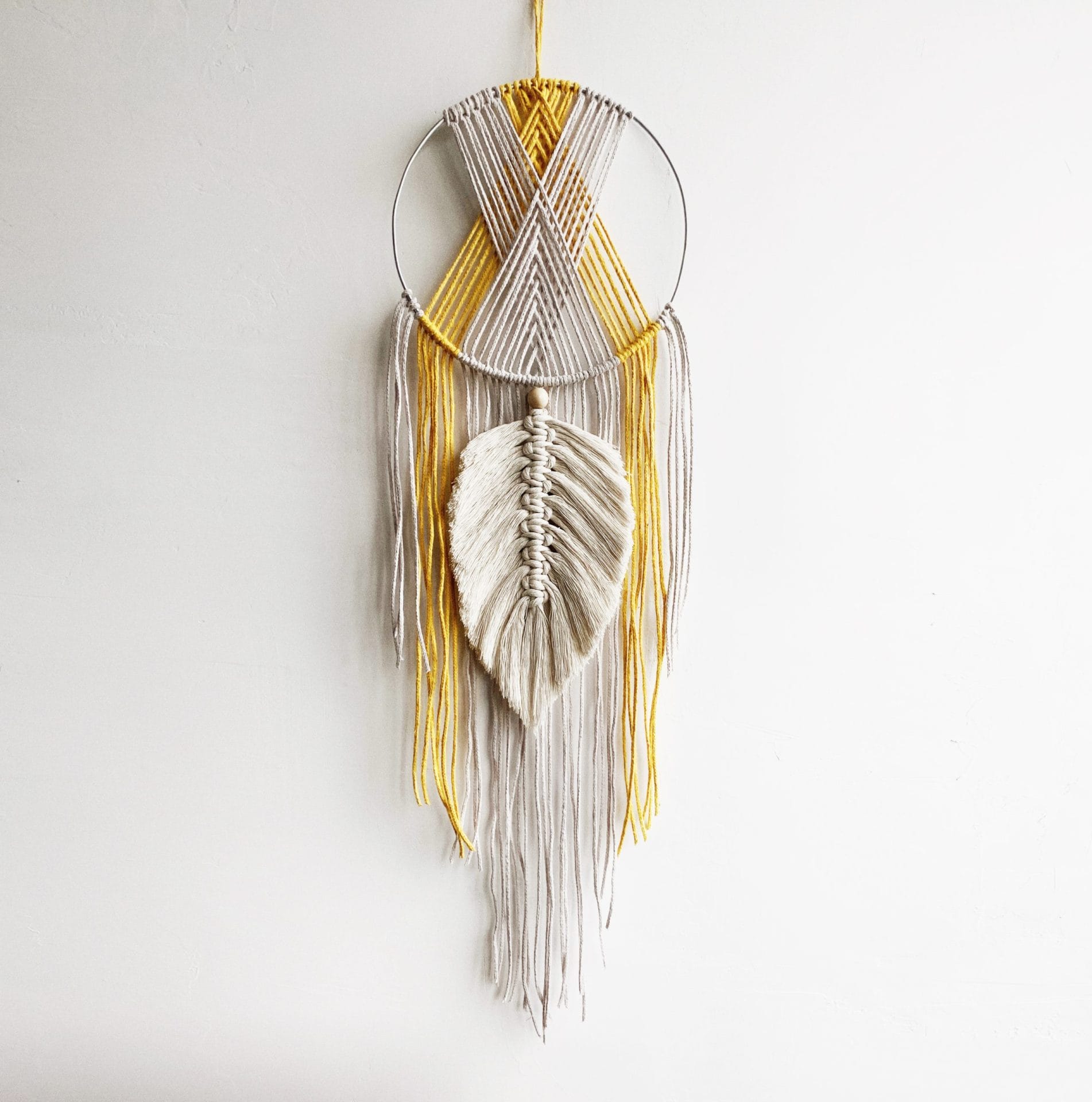 Macrame Dream Catcher Pattern PDF - Digital Download, Macrame feather DIY 1 Macrame Dream Catcher Pattern PDF - Digital Download, Macrame feather DIY