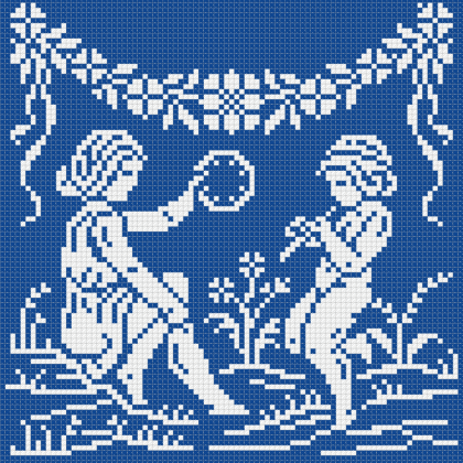 Monochrome Sampler Vintage Cross Stitch PDF