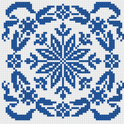 Monochrome Sampler Vintage Cross Stitch PDF