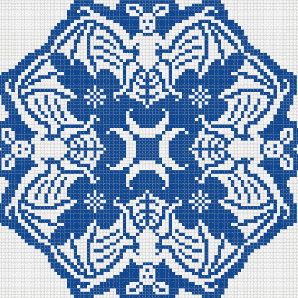 Monochrome Sampler Vintage Cross Stitch PDF