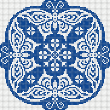 Monochrome Sampler Vintage Cross Stitch PDF