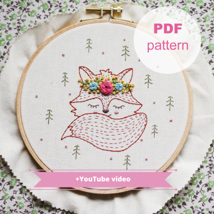 embroidery pattern PDF