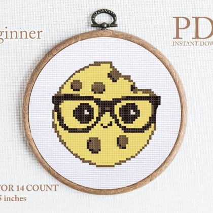 Biscuit cross stitch pattern