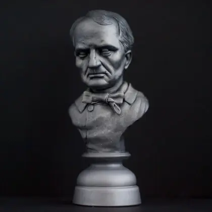 Charles Baudelaire small bust