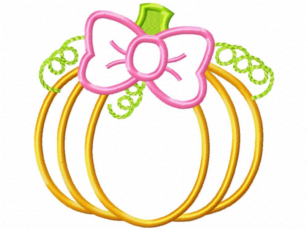Pumpkin Halloween Machine embroidery design 2 Pumpkin Halloween Machine embroidery design - Image 2