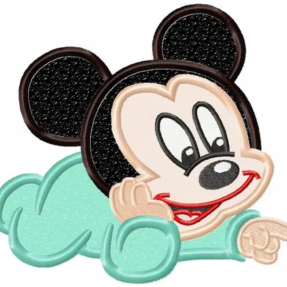 Mouse for baby Birthday mickey Machine embroidery design