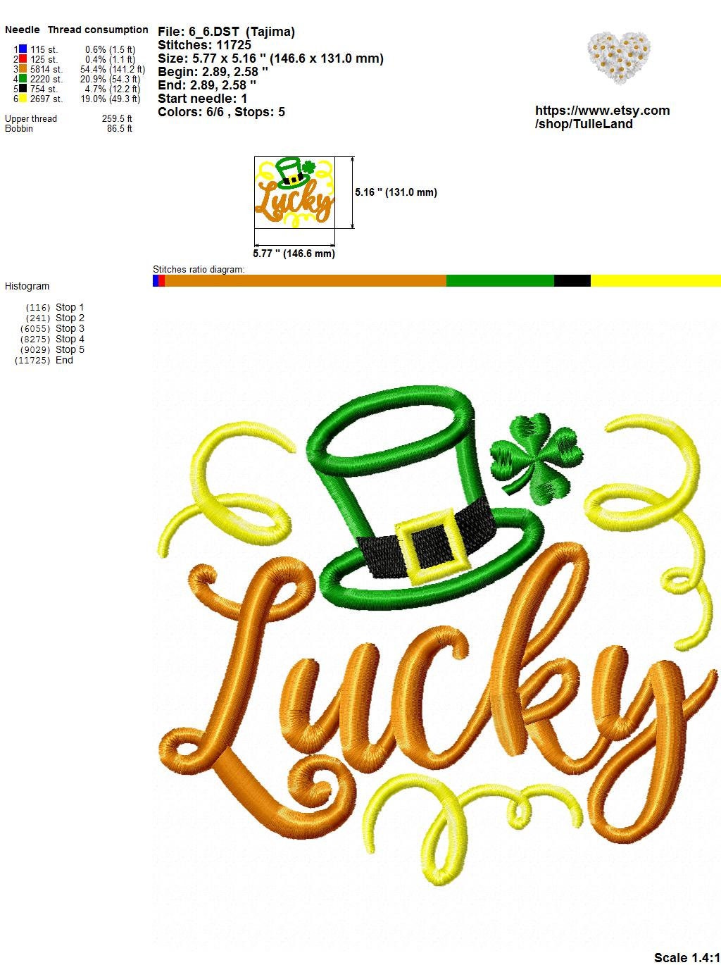 St Patrick Day Lucky Green Machine embroidery design 8 St Patrick Day Lucky Green Machine embroidery design - Image 8