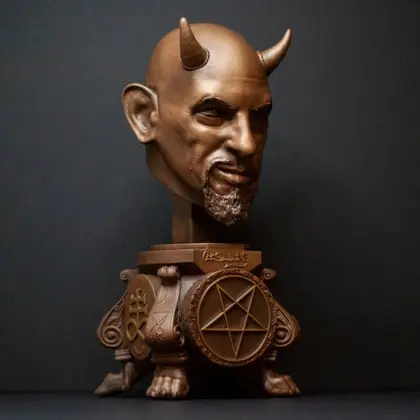 Anton LaVey statuette