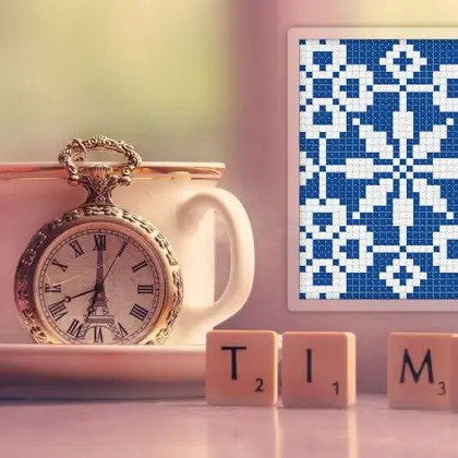 Mini Monochrome Sampler Vintage Cross Stitch PDF