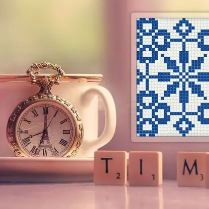 Mini Monochrome Sampler Vintage Cross Stitch PDF