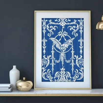 Monochrome Sampler Vintage Cross Stitch PDF