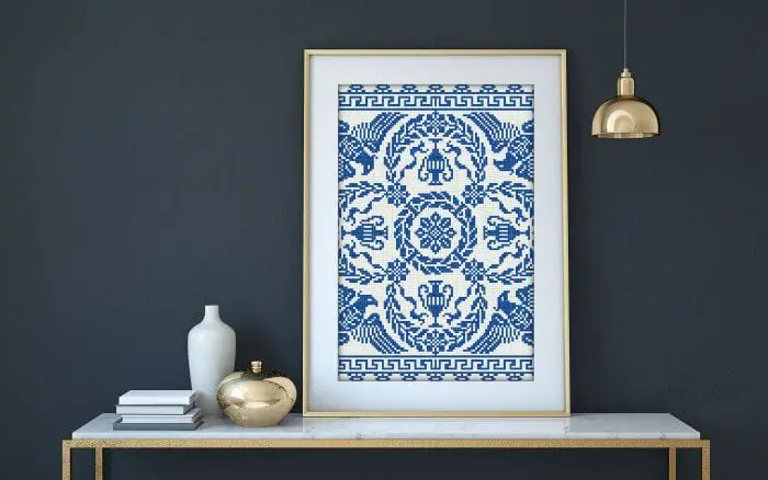 Monochrome Sampler Vintage Cross Stitch PDF 1 Monochrome Sampler Vintage Cross Stitch PDF