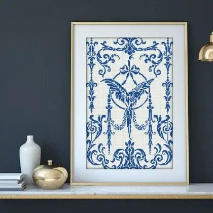 Monochrome Sampler Vintage Cross Stitch PDF