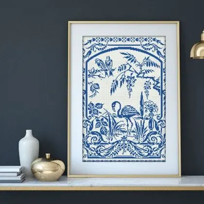 Monochrome Sampler Vintage Cross Stitch PDF
