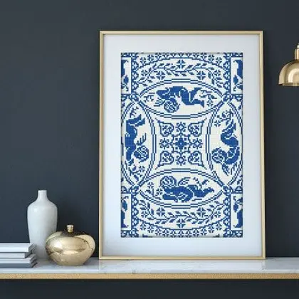 Monochrome Sampler Vintage Cross Stitch PDF