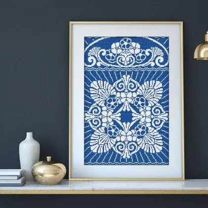 Monochrome Sampler Vintage Cross Stitch PDF