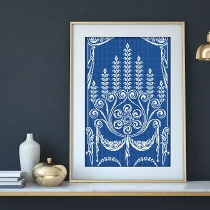 Monochrome Sampler Vintage Cross Stitch PDF