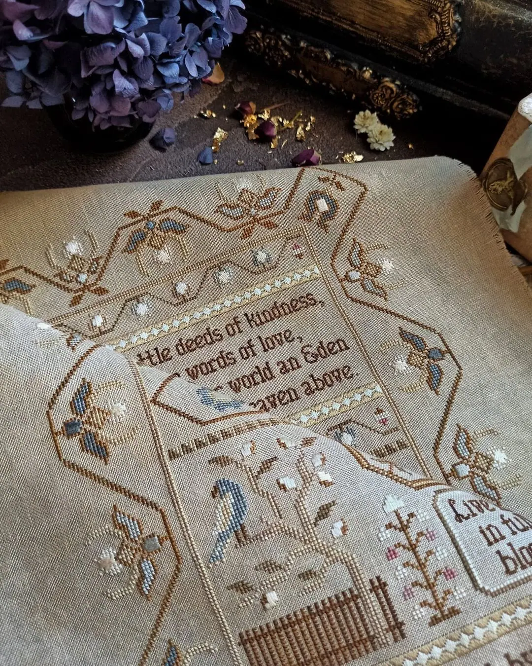 Little Things Sampler Cross stitch pattern PDF Download 3 little-things-sampler