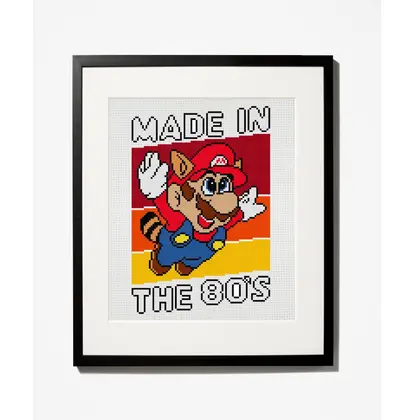Mario cross stitch pattern.
