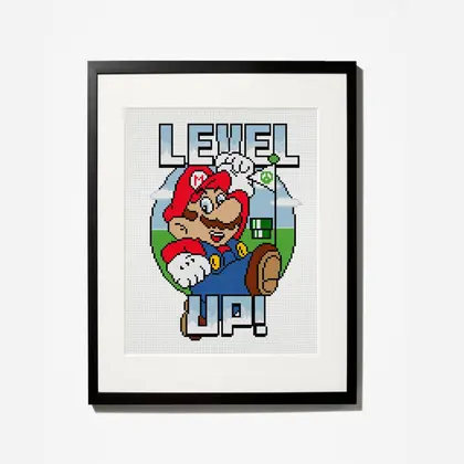 Mario cross stitch pattern