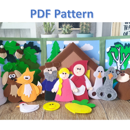 felt book fairy tale pdf pattern