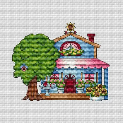 house cross stitch