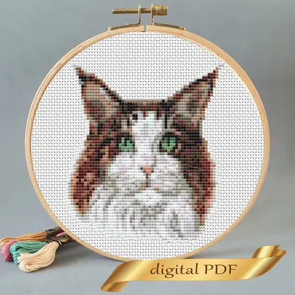 cat cross stitch