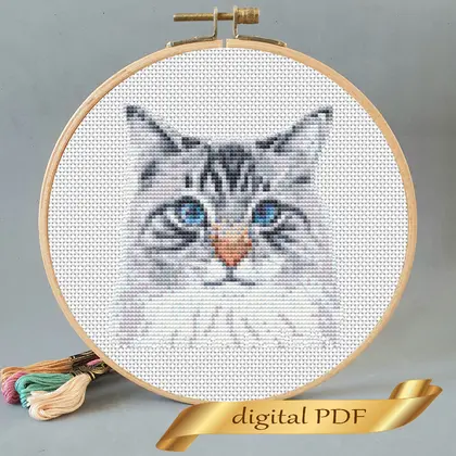 cat cross stitch