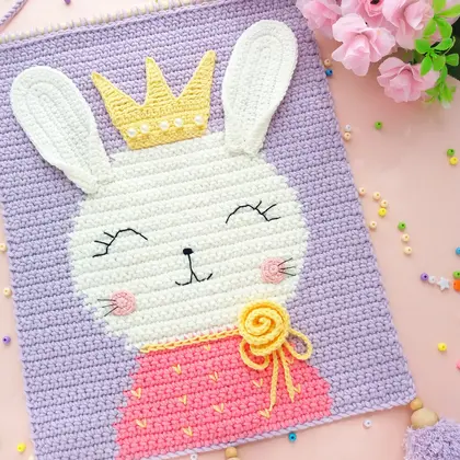 crochet wall hanging