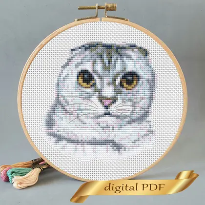 cat cross stitch