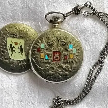 Antique-Soviet-Pocket-Watch