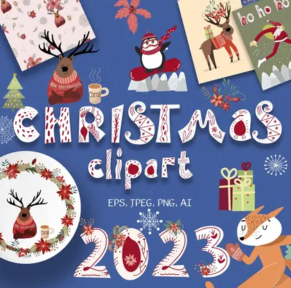 Christmas-hand-drawn-clipart-eps-png-jpeg-ai-DIGITAL
