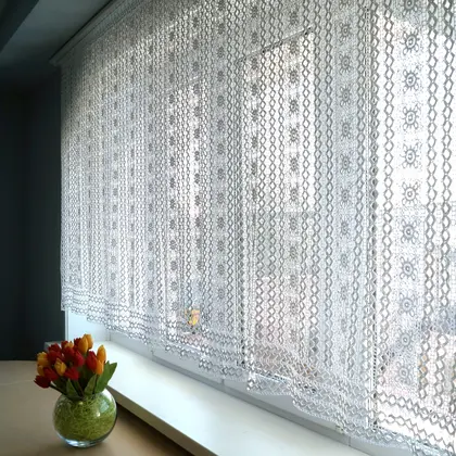 crochet curtain
