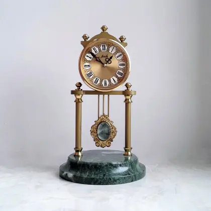 Fireplace clock