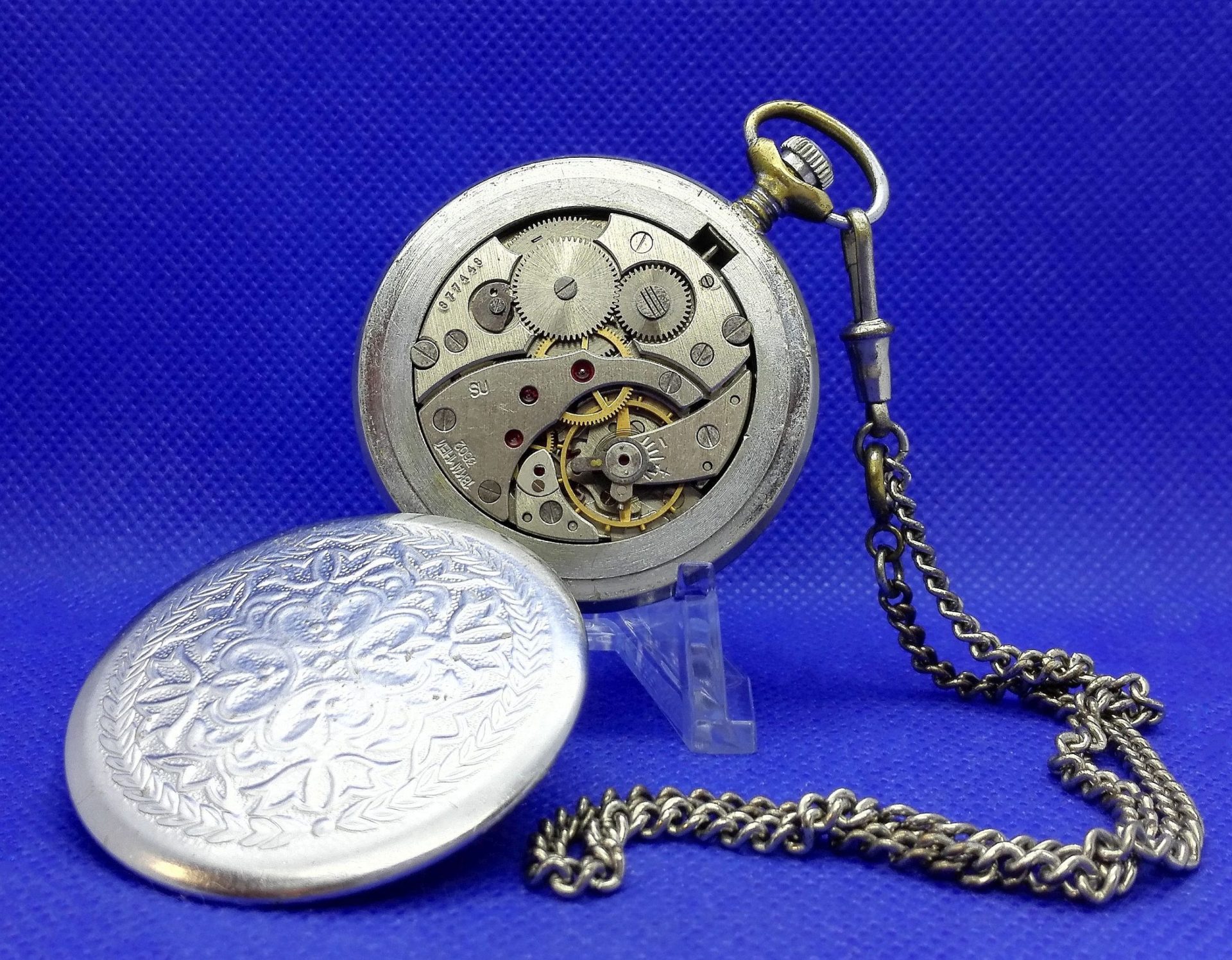 Vintage Soviet Pocket Watch.Art Deco.Antique mens watch 9 Vintage Soviet Pocket Watch.Art Deco.Antique mens watch - Image 9