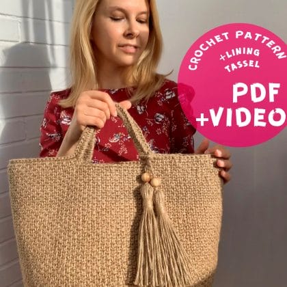 Crochet pattern bag
