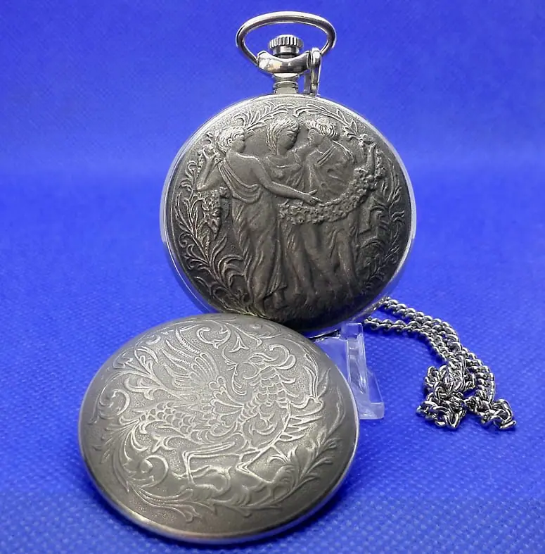 Antique Pocket watch.Three Graces.Vintage mens watch.Russian USSR 1 Old Russian watches
