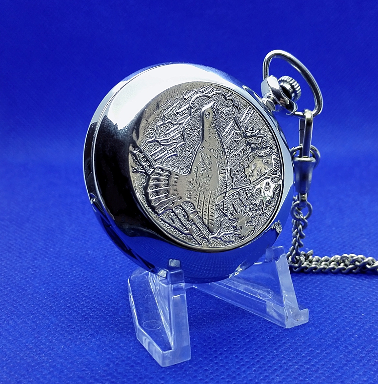 Vintage Soviet Pocket Watch Molnija Capercaillie. Antique watches 7 Vintage Soviet Pocket Watch Molnija Capercaillie. Antique watches - Image 7