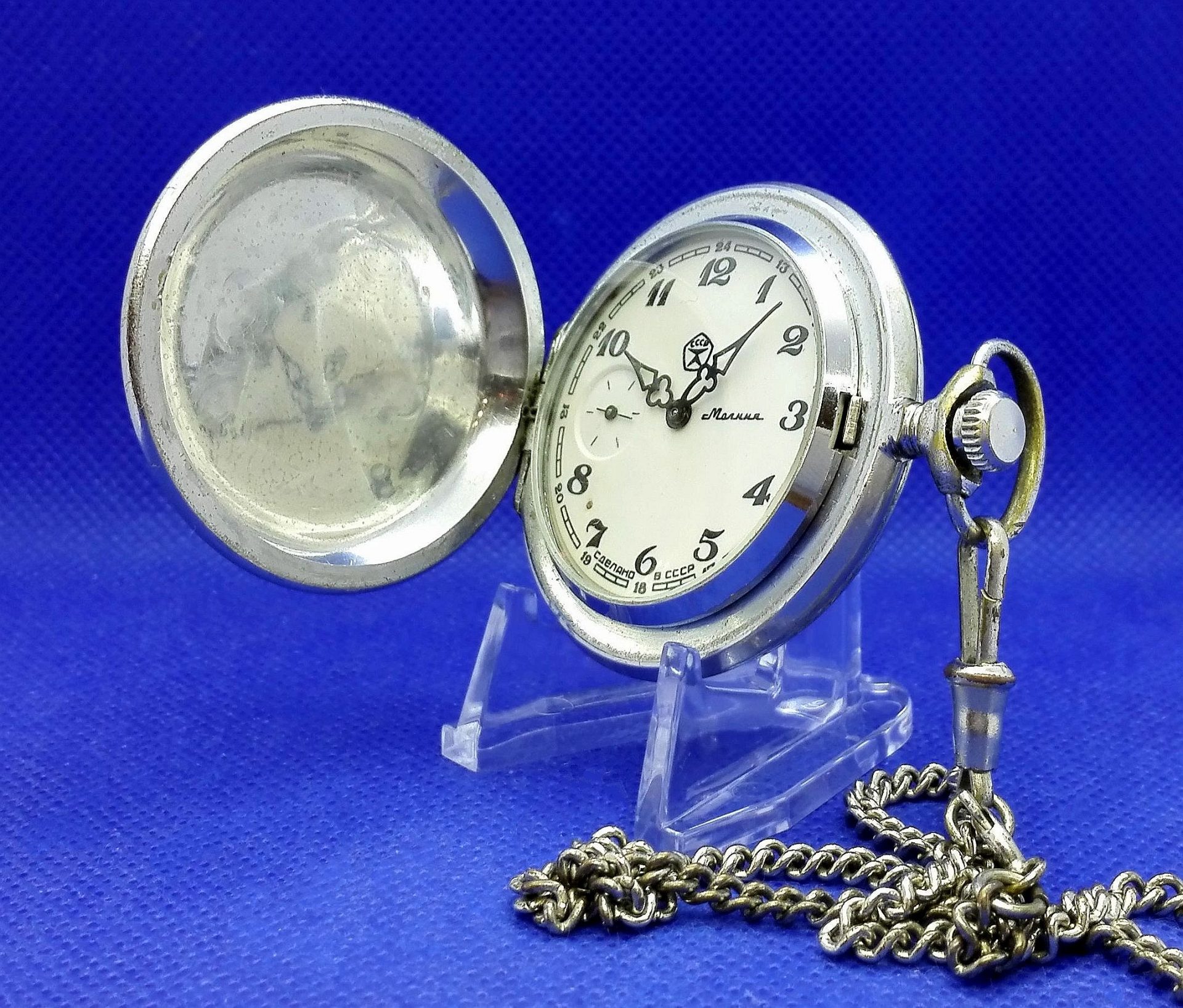 Vintage Soviet Pocket Watch.Art Deco.Antique mens watch 8 Vintage Soviet Pocket Watch.Art Deco.Antique mens watch - Image 8