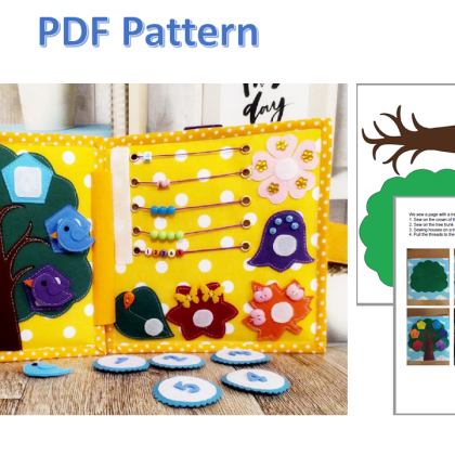 quiet book pattern/ color quiet book