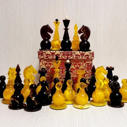 ATTACHMENT DETAILS large-soviet-amber-chess