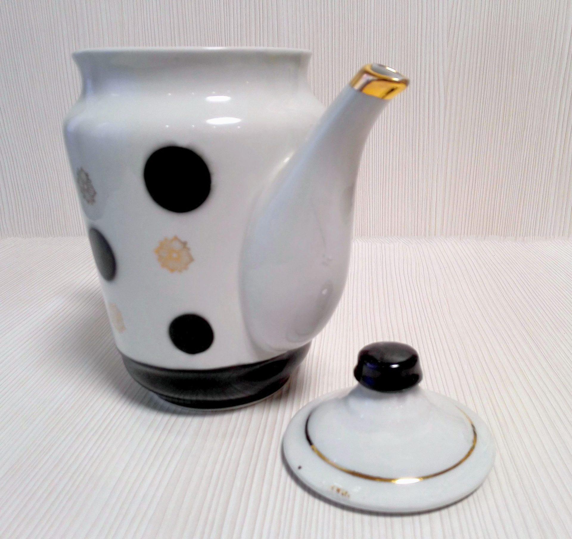 Soviet Vintage Porcelain.Polka Dots Coffee Set. Russian Porcelain 10 Soviet Vintage Porcelain.Polka Dots Coffee Set. Russian Porcelain - Image 10
