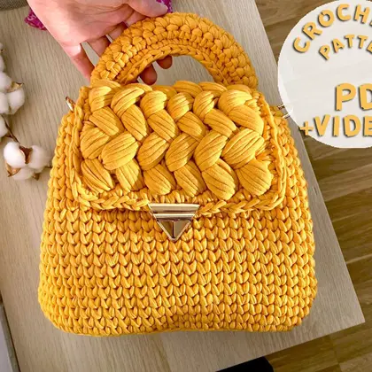 Crochet pattern handbag