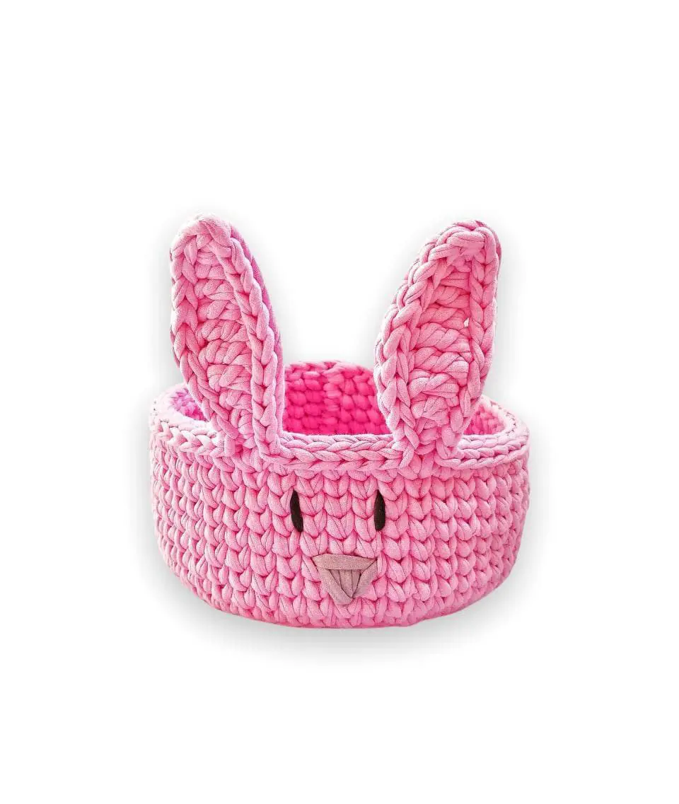 Crochet animal bunny basket PATTERN pdf 1 Crochet animal bunny basket pattern