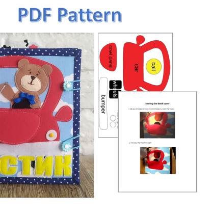 Quiet Book PDF Transport Quiet Book for Boy Pattern