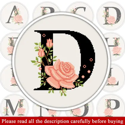 monogram Cross Stitch Pattern