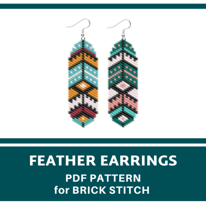 earrings bead pattern